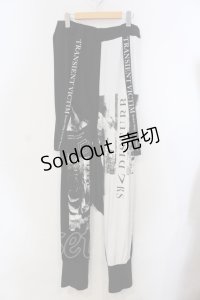 SEX POT ReVeNGe / RS DISTURB BELT サルエルパンツ L ブラック×ホワイト O-25-06-30-074-SP-PA-OW-OS