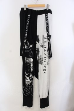 画像1: SEX POT ReVeNGe / RS DISTURB BELT サルエルパンツ L ブラック×ホワイト O-25-06-30-074-SP-PA-OW-OS