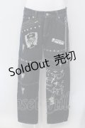 Deorart / プリントスタッズデニムパンツ M インディゴ O-25-06-30-077-PU-PA-IG-ZY