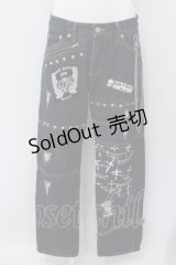 Deorart / プリントスタッズデニムパンツ M インディゴ O-25-06-30-077-PU-PA-IG-ZY