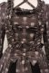 画像2: ATELIER PIERROT / Rosy Bouquet Dress 1 ライトグレー×ブラック O-25-06-30-089-EL-OP-OW-OS (2)