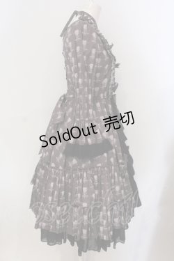画像3: ATELIER PIERROT / Rosy Bouquet Dress 1 ライトグレー×ブラック O-25-06-30-089-EL-OP-OW-OS