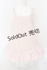 Emily Temple cute / フラワーレースノースリーブワンピース  ピンク O-25-06-30-092-ET-OP-OW-OS