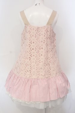 画像2: Emily Temple cute / フラワーレースノースリーブワンピース  ピンク O-25-06-30-092-ET-OP-OW-OS