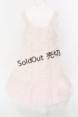 画像2: Emily Temple cute / フラワーレースノースリーブワンピース  ピンク O-25-06-30-092-ET-OP-OW-OS