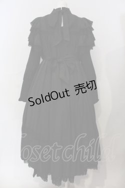 画像4: 星箱works / リリアンヌ姉妹 ロング丈ワンピース  クロ O-25-06-30-093-PU-OP-OW-OS