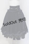 OZZ ANGELO / 薔薇レーススカート  ブルー O-25-06-30-097-OO-SK-OW-ZS