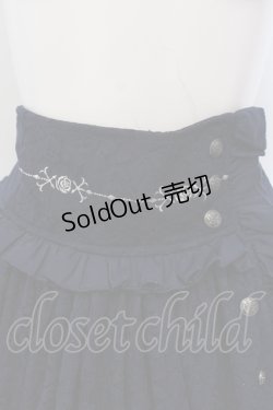 画像2: OZZ ANGELO / 薔薇レーススカート  ブルー O-25-06-30-097-OO-SK-OW-ZS