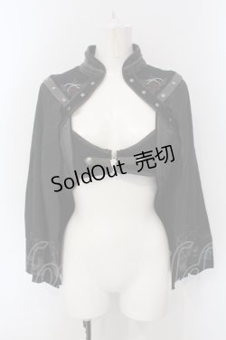 画像1: Ozz oneste / perfume bottle printジャンパースカート(ALYSモデル)  ブラック O-25-06-30-099-OO-OP-OW-OS