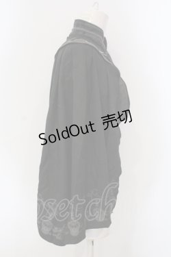 画像3: Ozz oneste / perfume bottle printジャンパースカート(ALYSモデル)  ブラック O-25-06-30-099-OO-OP-OW-OS