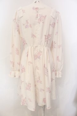 画像2: LODISPOTTO / ショルダーリボンローズワンピース M シロ O-25-06-30-103-LO-OP-OW-OS