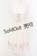 Ank Rouge / カップケーキプリントワンピース M ピンク O-25-06-30-105-CA-OP-OW-OS