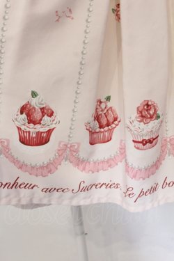 画像2: Ank Rouge / カップケーキプリントワンピース M ピンク O-25-06-30-105-CA-OP-OW-OS