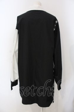 画像3: SEX POT ReVeNGe / ICHIGO BEAR ASYMMETRY BIG シャツ M ブラック×ホワイト O-25-06-30-109-SP-OP-OW-OS