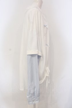 画像3: Ank Rouge / スパンコールリボンロンTE  シロ×サックス O-25-06-30-116-CA-TO-IG-OS
