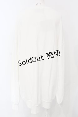 画像3: Jamieエーエヌケー / 病んでいるプルオーバー  シロ×サックス O-25-06-30-117-LO-TO-IG-ZY