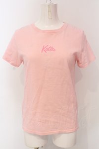 Katie / LOGO Tシャツ S ピンク O-25-06-30-120-LO-TS-IG-OS