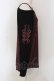 画像2: Qutie Frash / 2店舗限定 オフショルビッグT  ブラック×レッド O-25-06-30-122-QU-TO-IG-OS (2)