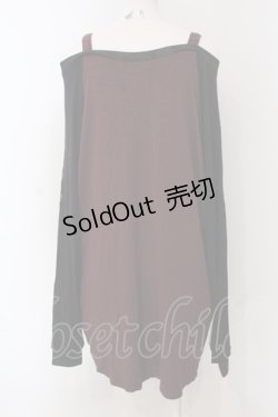 画像3: Qutie Frash / 2店舗限定 オフショルビッグT  ブラック×レッド O-25-06-30-122-QU-TO-IG-ZI