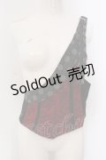 Qutie Frash / 2022年 プレミアム黒炎ワンショルコルセット  レッド O-25-06-30-131-QU-SK-IG-ZI