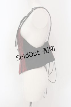 画像2: Qutie Frash / 2022年 プレミアム黒炎ワンショルコルセット  レッド O-25-06-30-131-QU-SK-IG-ZI