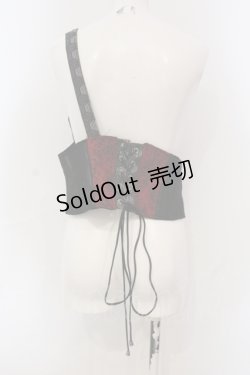 画像3: Qutie Frash / 2022年 プレミアム黒炎ワンショルコルセット  レッド O-25-06-30-131-QU-SK-IG-ZI