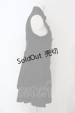画像2: Qutie Frash / ミリタリーワンピース M ブラック O-25-06-30-139-QU-OP-IG-OS