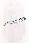 LISTEN FLAVOR / 胸キュントラップパーカー F ラベンダー O-25-06-30-015-PU-TO-OW-OS