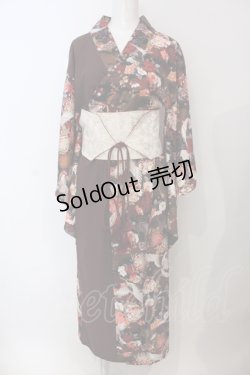 画像1: Qutie Frash / 浴衣4点SET  鶴RED O-25-06-30-146-QU-OP-IG-OS