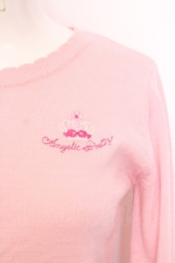 画像2: Angelic Pretty / ロイヤルクラウン刺繍カーディガン  ピンク O-25-06-30-019-AP-TO-OW-OS