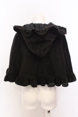 画像2: MAM / ポンポンフードケープ  クロ O-25-06-30-025-LO-JA-IG-OS