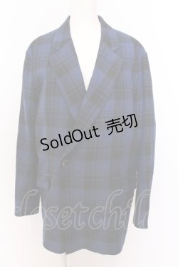 画像1: MILKBOY / チェックジャケット  ブルー O-25-06-30-027-MB-JA-OW-OS
