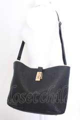 NieR Clothing / 3WAY PU LEATHER BAG[BAG IN BAG付き] バッグ  ブラック O-25-06-30-005-PU-BG-IG-OS