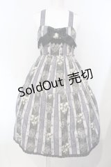 ALICE and the PIRATES / St.Lily Wolf〜狼騎士と百合の誓い〜柄ジャンパースカートII  クロ O-25-07-05-030-PA-OP-OW-OS