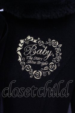 画像2: BABY,THE STARS SHINE BRIGHT / Claire Ribbonコート  クロ O-25-07-05-032-BA-CO-IG-OS