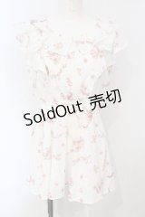 LIZ LISA / メッセージリボン柄トップス  シロ O-25-07-05-033-LO-TO-OW-OS