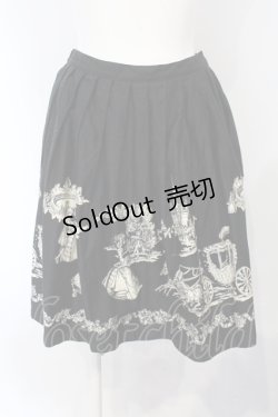 画像1: Emily Temple cute / 裾シンデレラスカート  クロ O-25-07-05-035-ET-SK-IG-OS