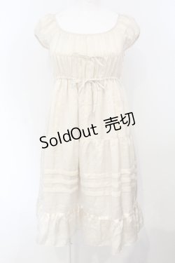 画像1: Emily Temple cute / はしごレースワンピース  アイボリー O-25-07-05-037-ET-OP-IG-OS
