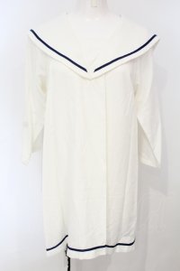 MILK / SAILORチュニック  シロ O-25-07-05-041-ML-JA-IG-OS
