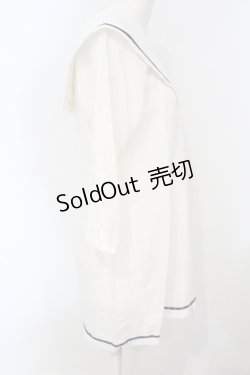 画像2: MILK / SAILORチュニック  シロ O-25-07-05-041-ML-JA-IG-OS