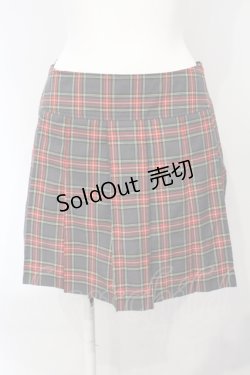 画像1: PEACE NOW / バックティアードスカート M グレーチェック O-25-07-05-047-PU-SK-IG-OS