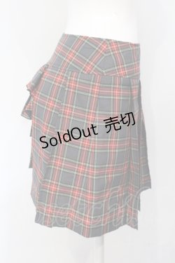 画像2: PEACE NOW / バックティアードスカート M グレーチェック O-25-07-05-047-PU-SK-IG-OS