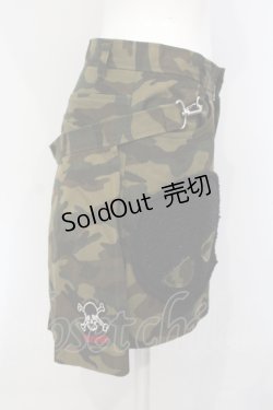 画像2: PEACE NOW / カモフラージュラップ付きミニスカート  カーキグリーン O-25-07-05-049-PU-SK-IG-OS