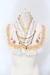 Ozz oneste / チャイナ風付け襟  アイボリー O-25-07-05-056-OO-ZA-IG-OS