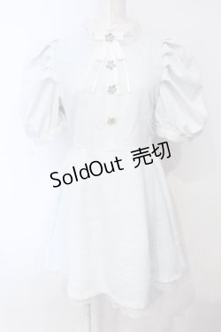 画像1: Swankiss / EK elegant tweed O/P ワンピース F サックス O-25-07-05-060-CA-OP-YM-OS