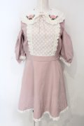 Swankiss / TS flower stitchi O/P ワンピース  ピンク O-25-07-05-062-CA-OP-IG-OS