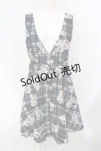 axes femme / バラチェックジャンドレ  グリーン O-25-07-05-064-AX-SK-IG-OS