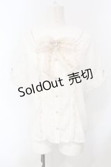 LIZ LISA / メッセージレースブラウス  シロ O-25-07-05-065-LO-BL-IG-OS
