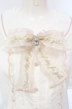 画像2: LIZ LISA / メッセージレースブラウス  シロ O-25-07-05-065-LO-BL-IG-OS