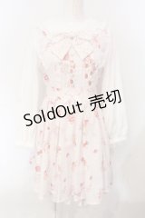 LIZ LISA / Strawberry Tea Partyワンピース  ピンク×シロ O-25-07-05-066-LO-OP-IG-OS